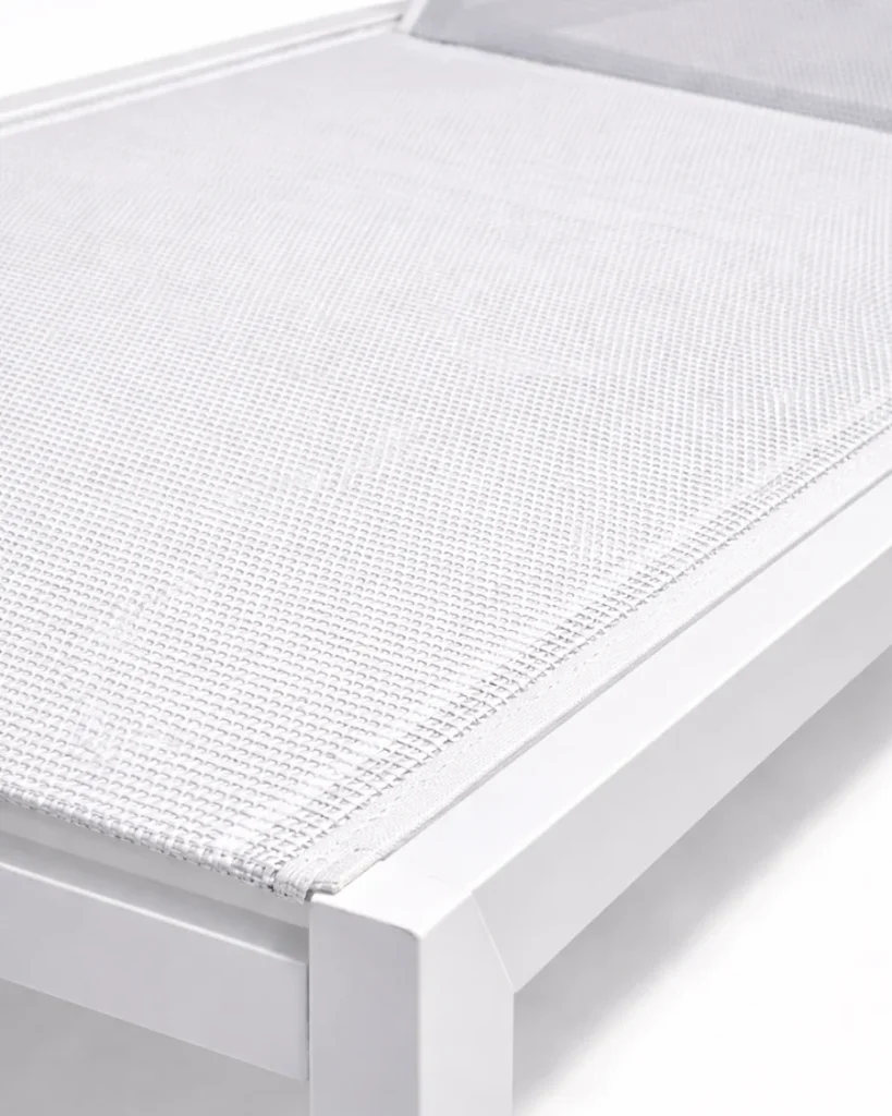 Tumbona aluminio y textileno