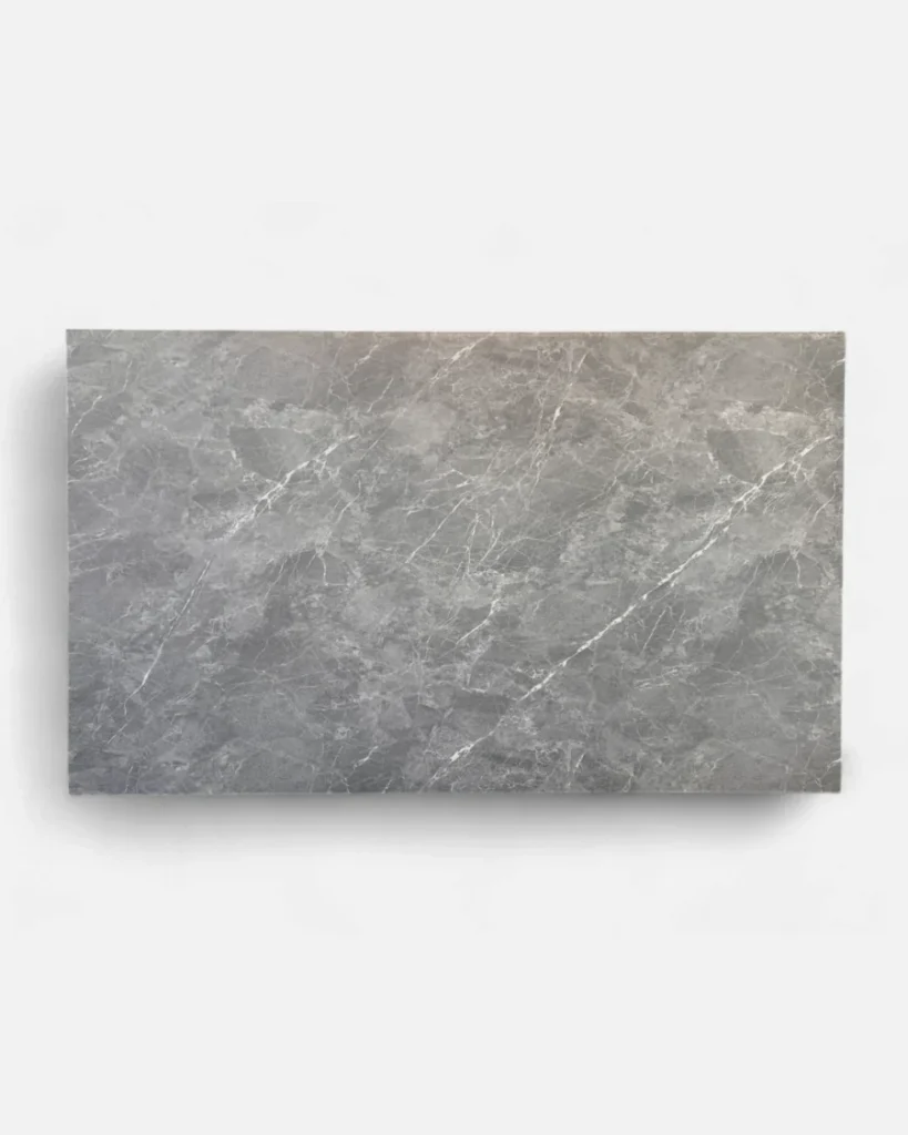 Mesa de centro Ocean en aluminio antracita con tablero en cristal cerámico