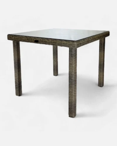 mesa ratan cuadrada 90x90