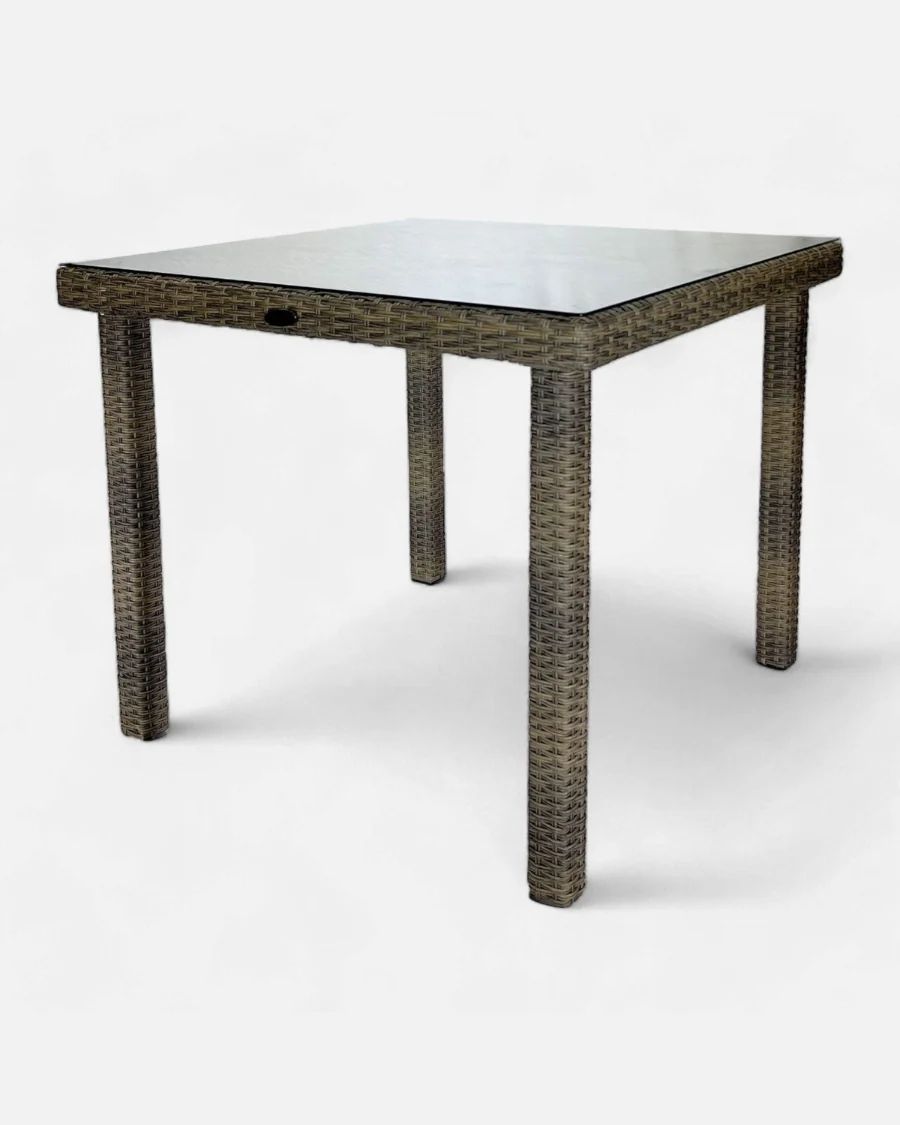 mesa ratan cuadrada 90x90