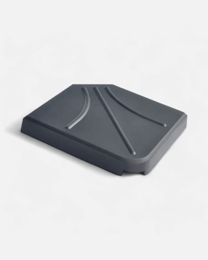 Base tipo baldosa para sombrilla de jardin