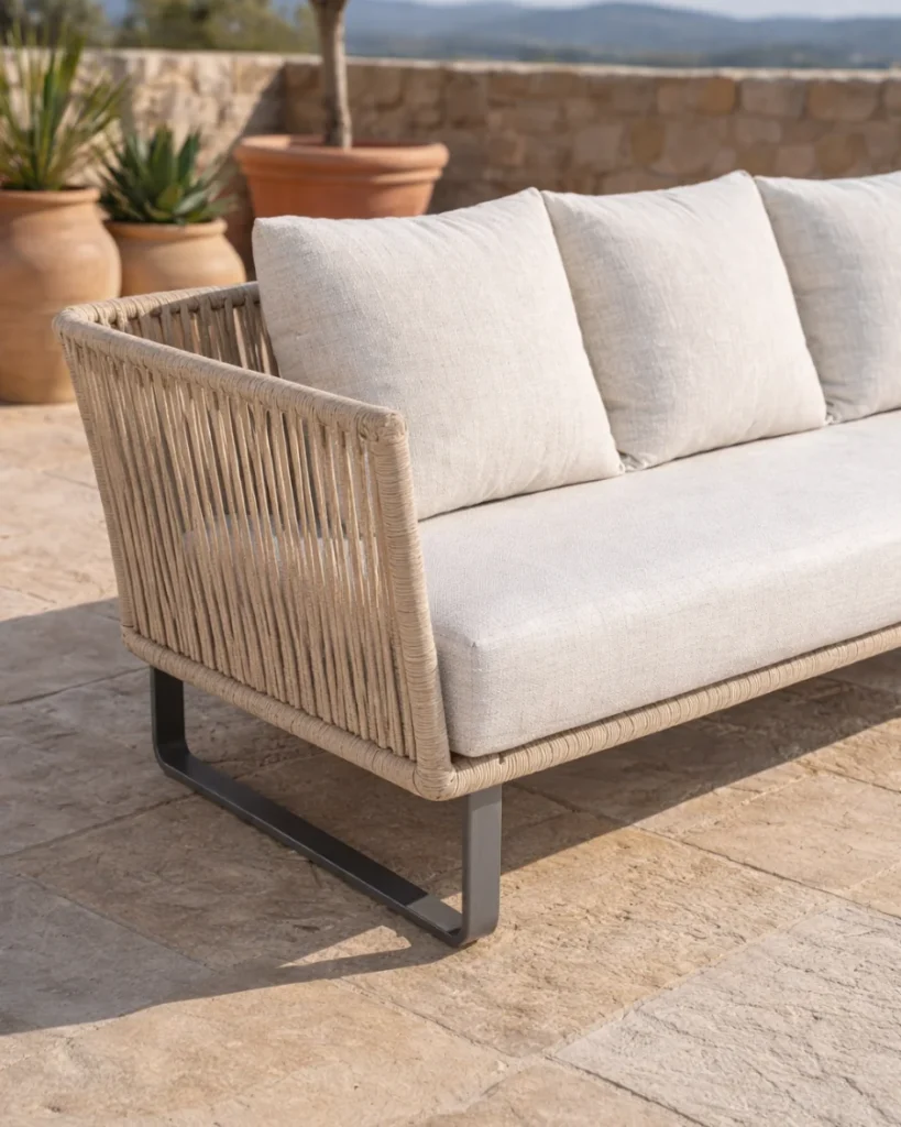Sofa Indigo exterior de cuerda