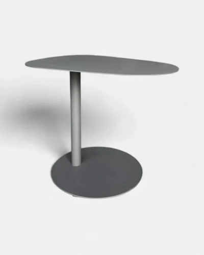 Mesa auxiliar de aluminio para exterior color antracita