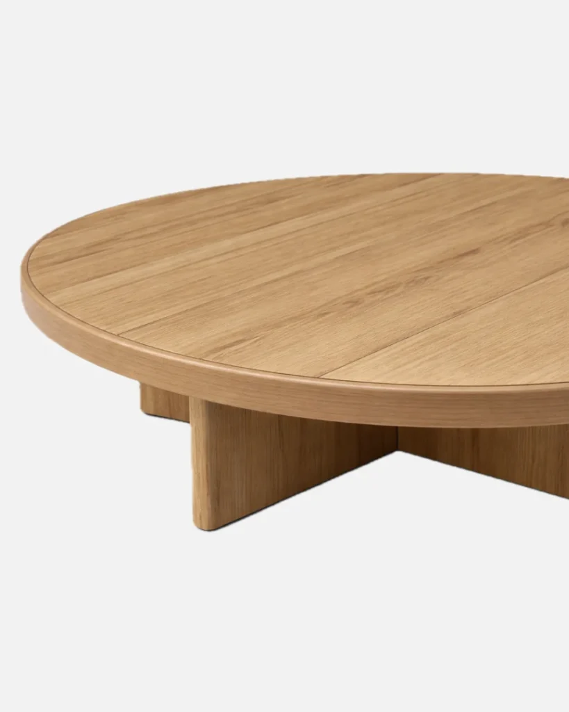 Mesa de centro de madera teca para exterior