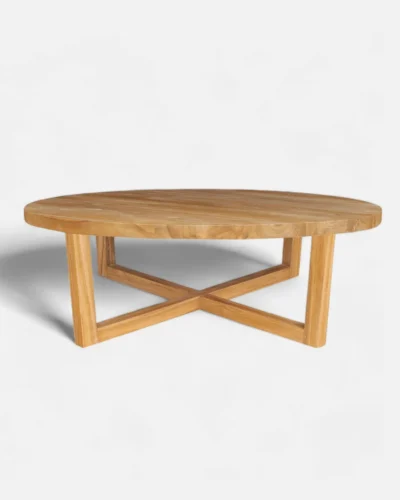 Mesa de centro para jardin de madera de teca