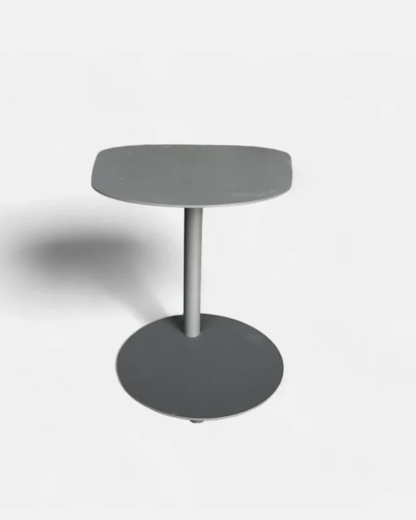 Mesa auxiliar de aluminio para exterior color antracita