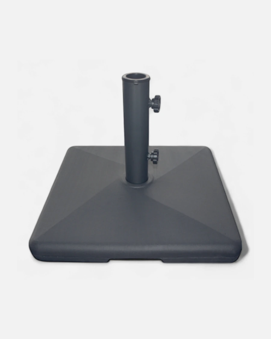 Base para parasol de resina y cemento