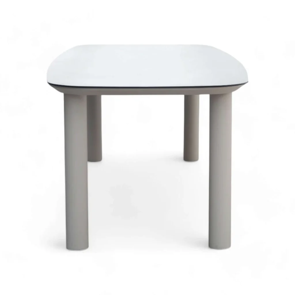 Mesa gris de exterior 220 cm