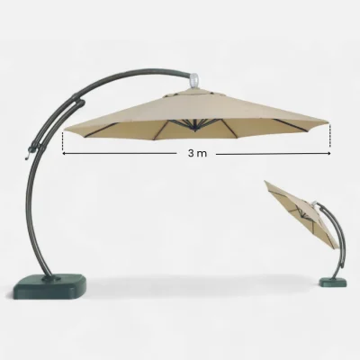 Parasol Excentrico 3x3 Arch Sun